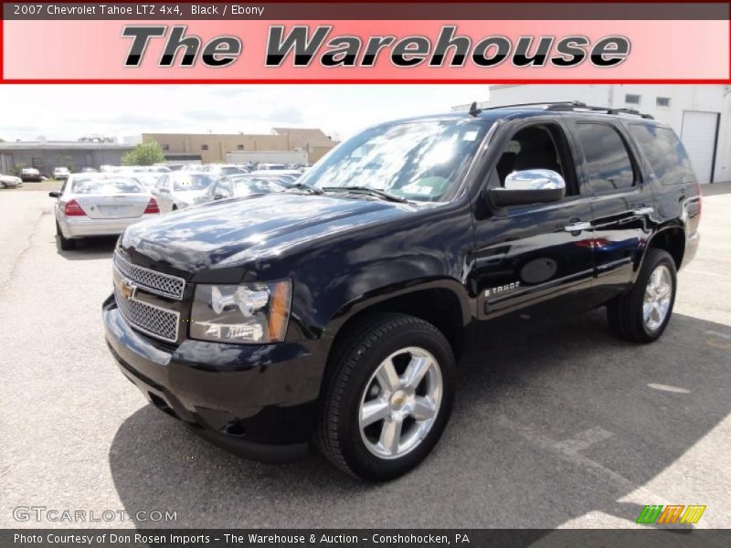 Black / Ebony 2007 Chevrolet Tahoe LTZ 4x4
