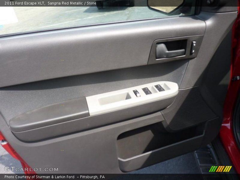 Sangria Red Metallic / Stone 2011 Ford Escape XLT