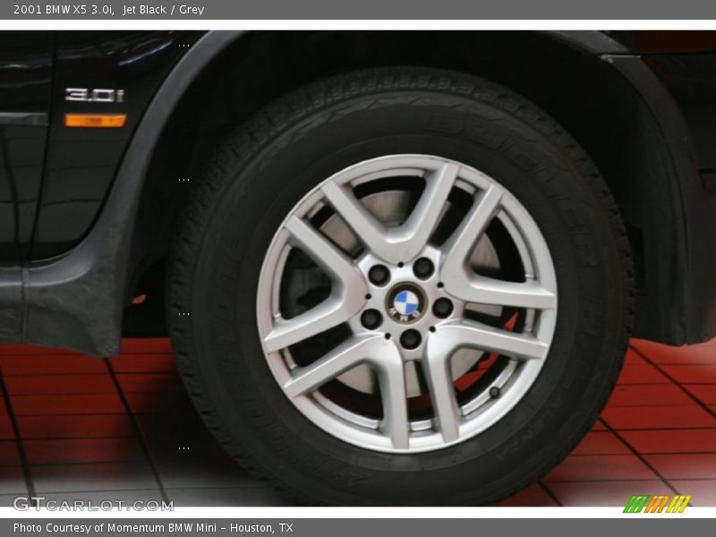Jet Black / Grey 2001 BMW X5 3.0i
