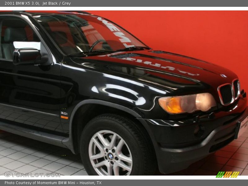 Jet Black / Grey 2001 BMW X5 3.0i