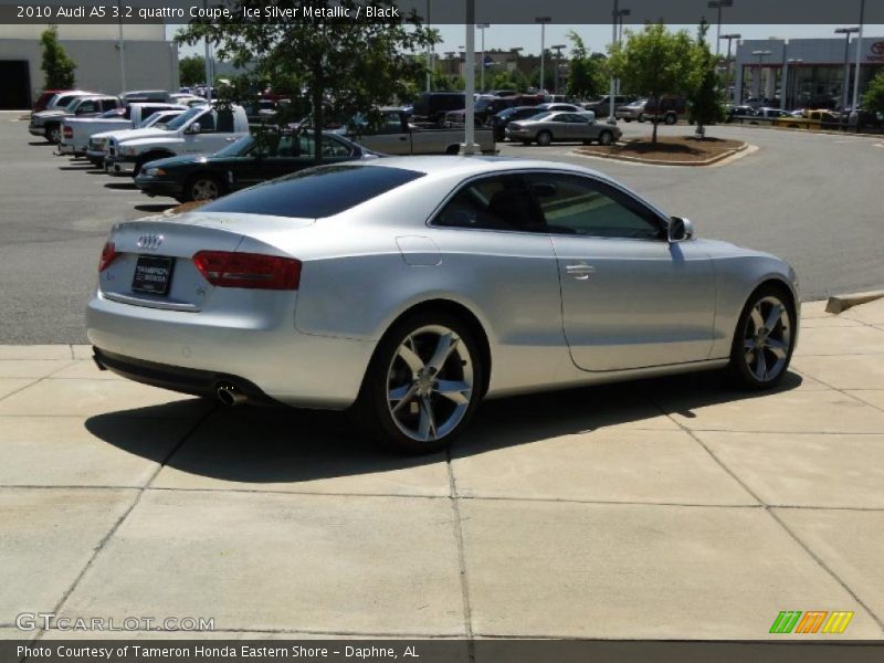 Ice Silver Metallic / Black 2010 Audi A5 3.2 quattro Coupe