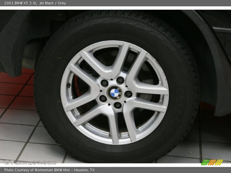 Jet Black / Grey 2001 BMW X5 3.0i