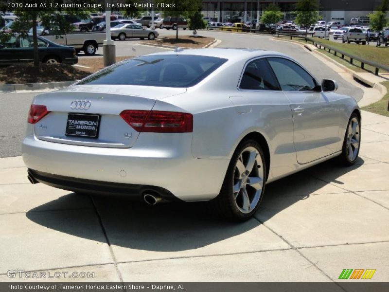 Ice Silver Metallic / Black 2010 Audi A5 3.2 quattro Coupe