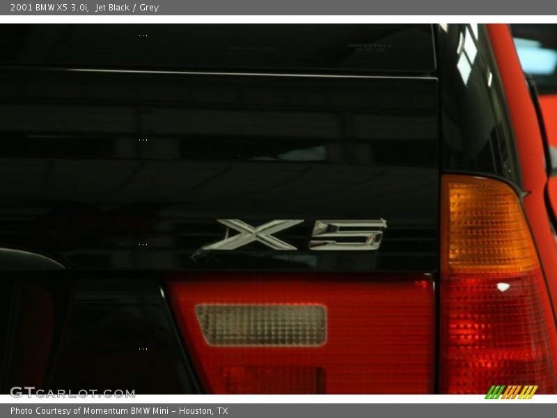 Jet Black / Grey 2001 BMW X5 3.0i
