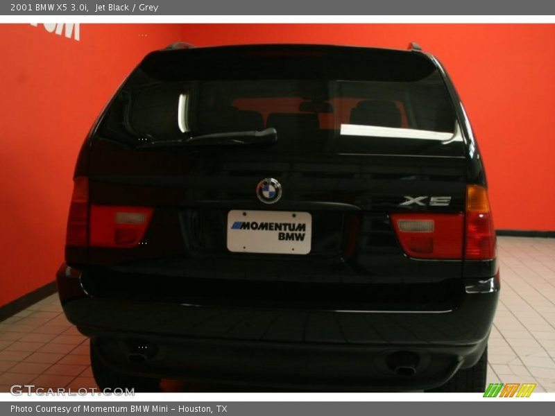 Jet Black / Grey 2001 BMW X5 3.0i