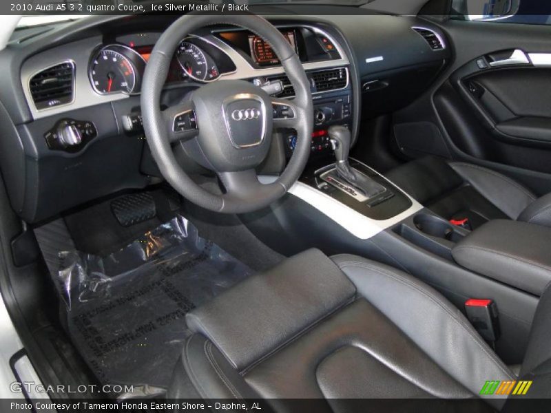 Black Interior - 2010 A5 3.2 quattro Coupe 