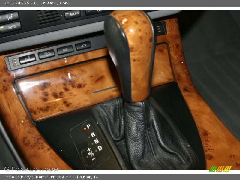 Jet Black / Grey 2001 BMW X5 3.0i