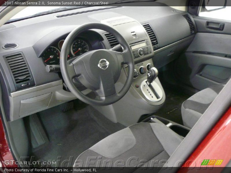 Sonoma Sunset Red / Charcoal/Steel 2007 Nissan Sentra 2.0