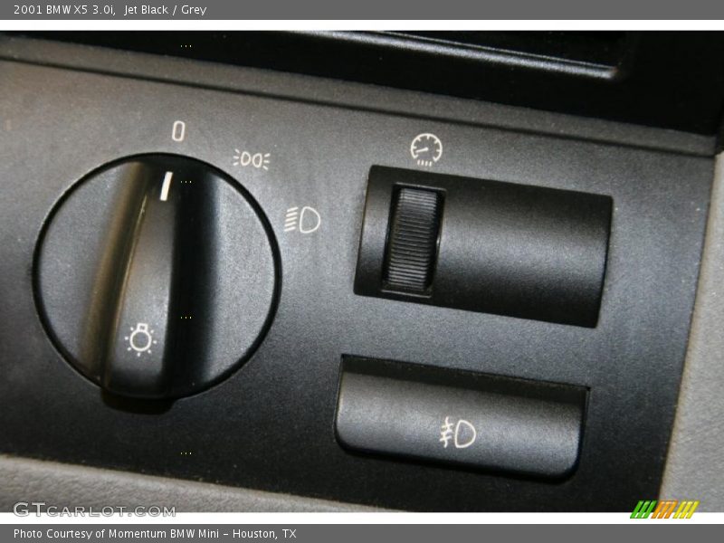 Jet Black / Grey 2001 BMW X5 3.0i