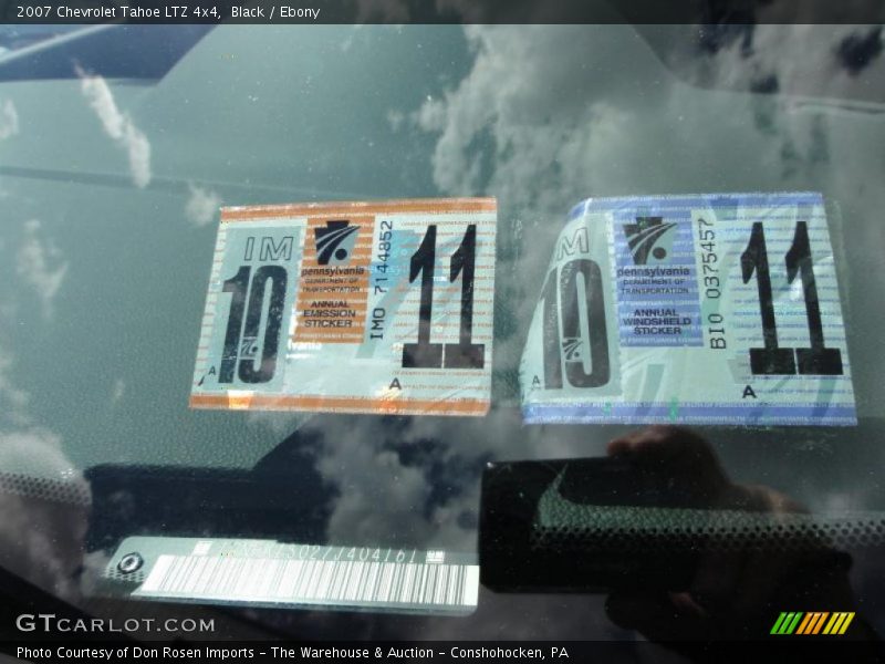 Black / Ebony 2007 Chevrolet Tahoe LTZ 4x4