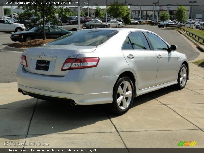 Classic Silver Metallic / Ash Gray 2010 Toyota Camry SE