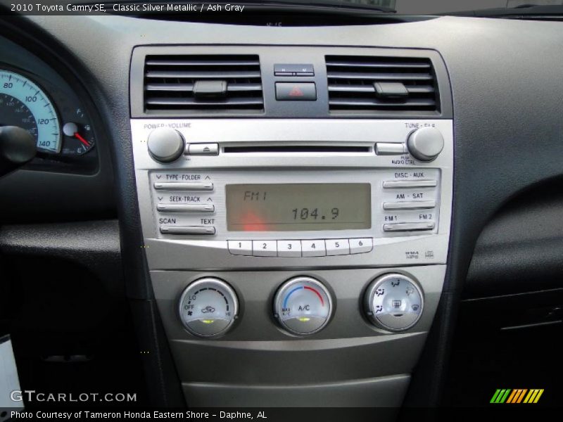 Classic Silver Metallic / Ash Gray 2010 Toyota Camry SE