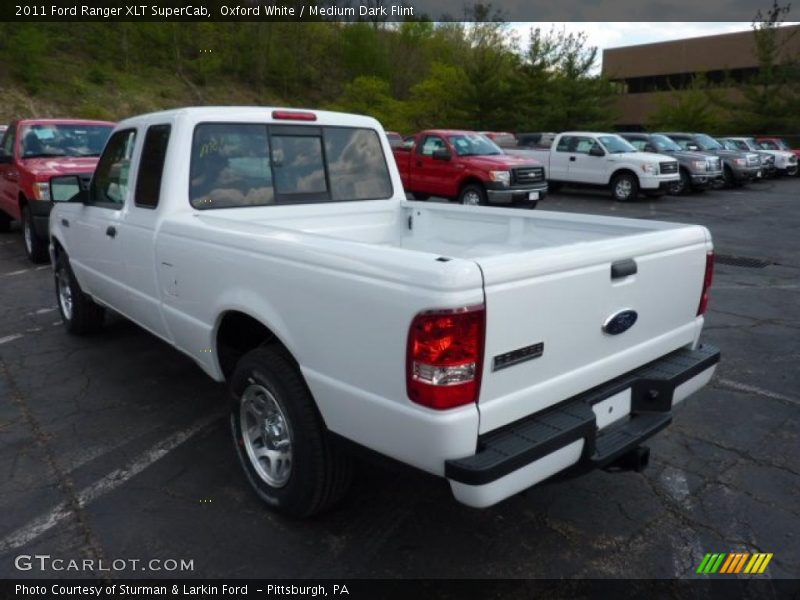 Oxford White / Medium Dark Flint 2011 Ford Ranger XLT SuperCab