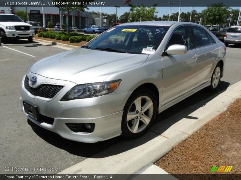Classic Silver Metallic / Ash Gray 2010 Toyota Camry SE