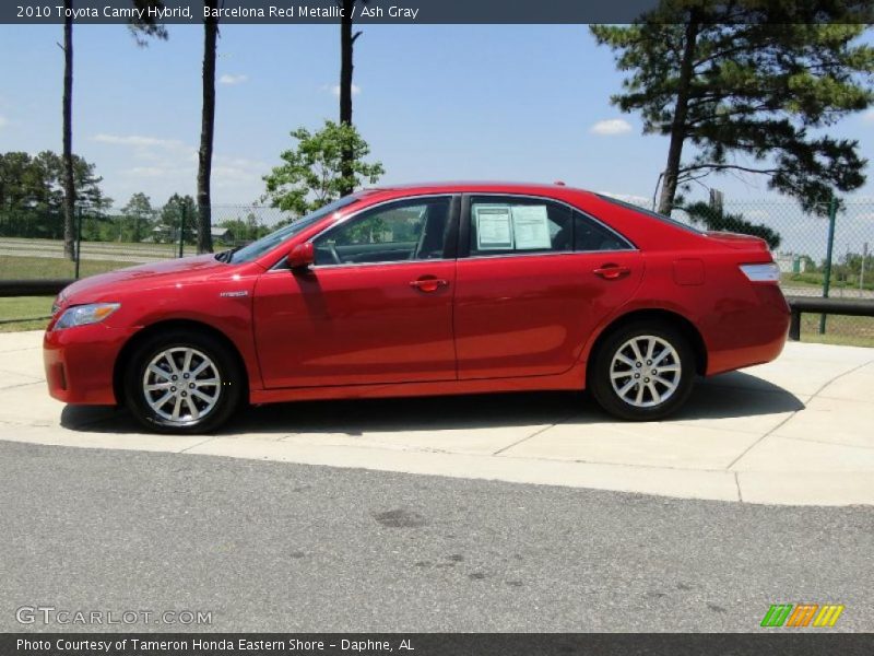  2010 Camry Hybrid Barcelona Red Metallic