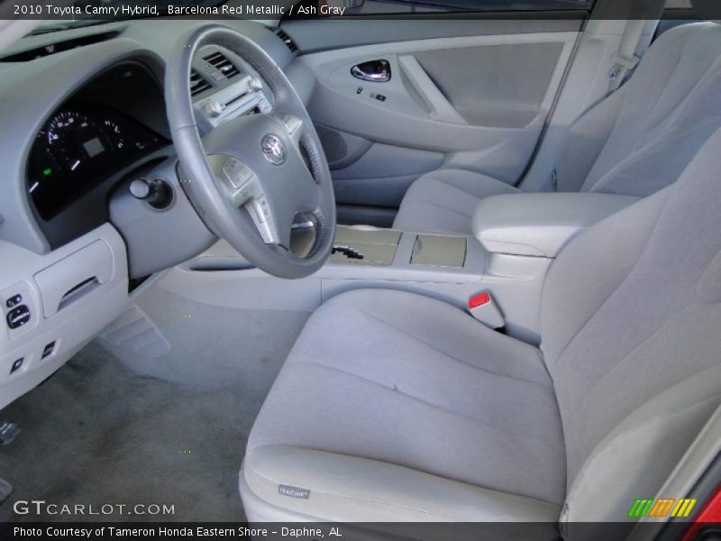  2010 Camry Hybrid Ash Gray Interior