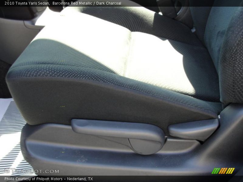 Barcelona Red Metallic / Dark Charcoal 2010 Toyota Yaris Sedan