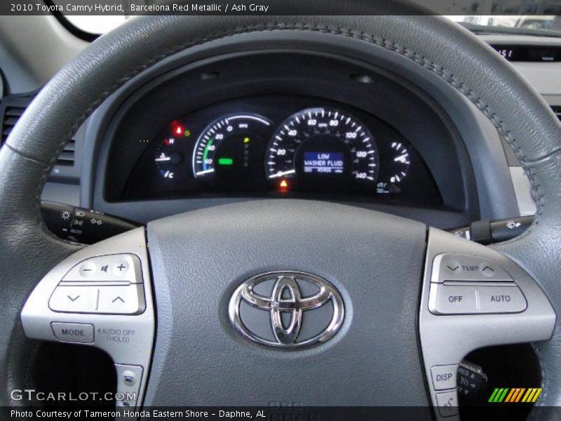 Barcelona Red Metallic / Ash Gray 2010 Toyota Camry Hybrid