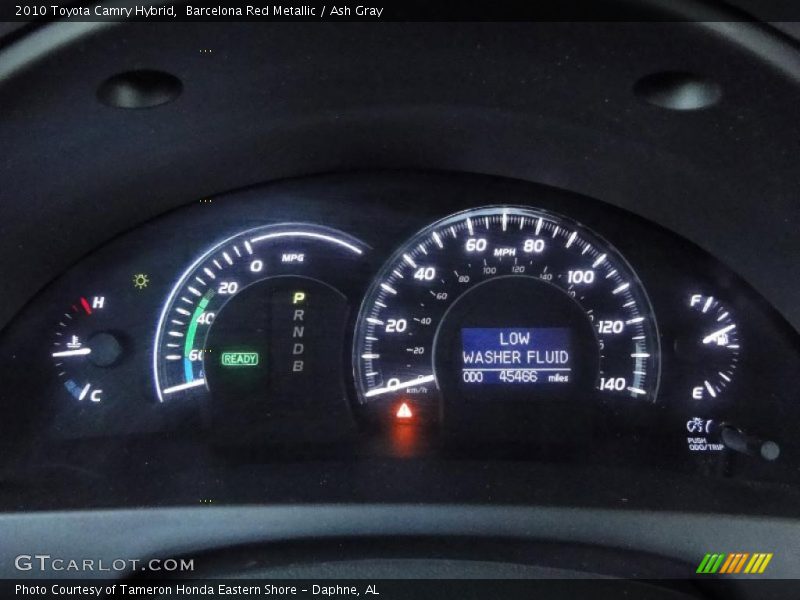 Barcelona Red Metallic / Ash Gray 2010 Toyota Camry Hybrid