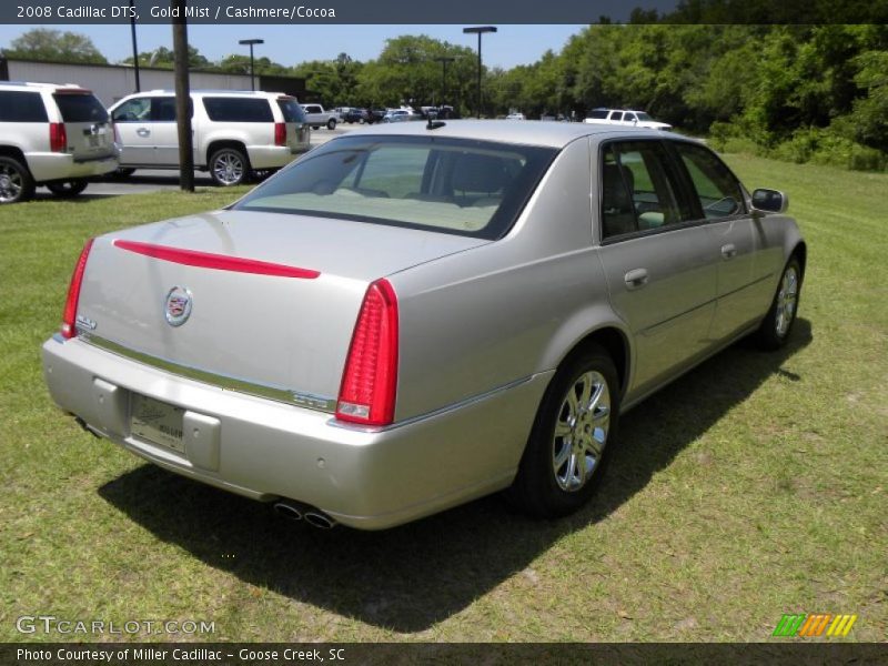 Gold Mist / Cashmere/Cocoa 2008 Cadillac DTS