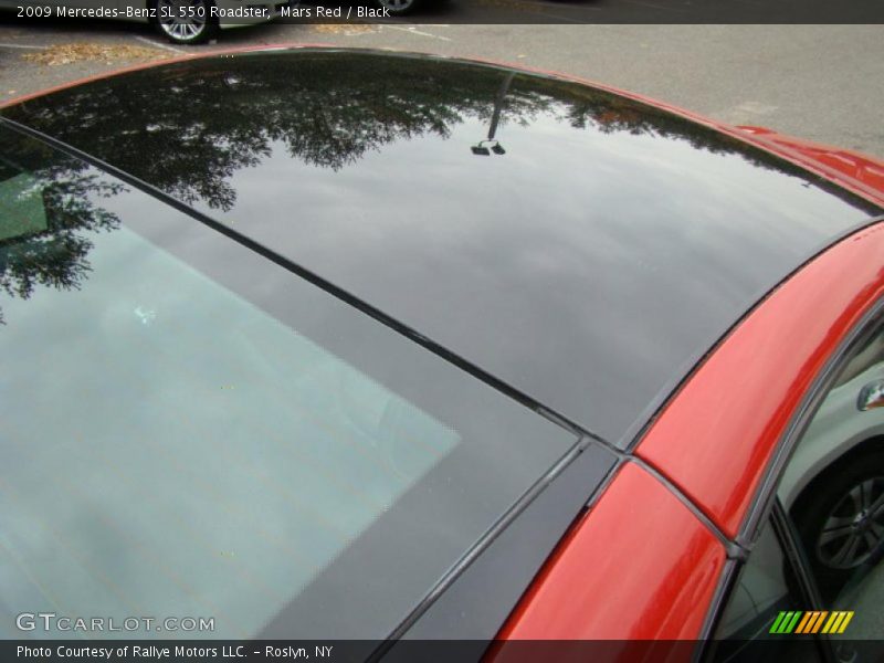 Mars Red / Black 2009 Mercedes-Benz SL 550 Roadster