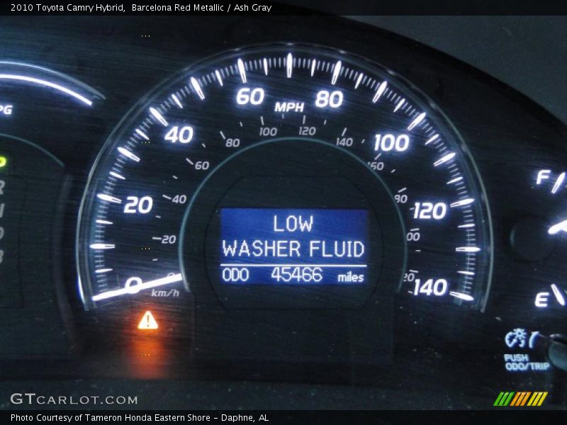 Barcelona Red Metallic / Ash Gray 2010 Toyota Camry Hybrid