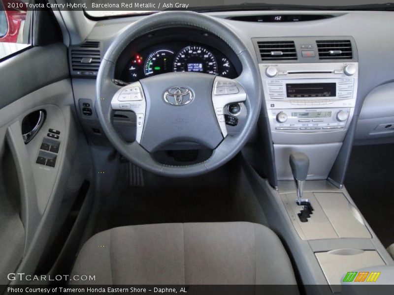 Barcelona Red Metallic / Ash Gray 2010 Toyota Camry Hybrid