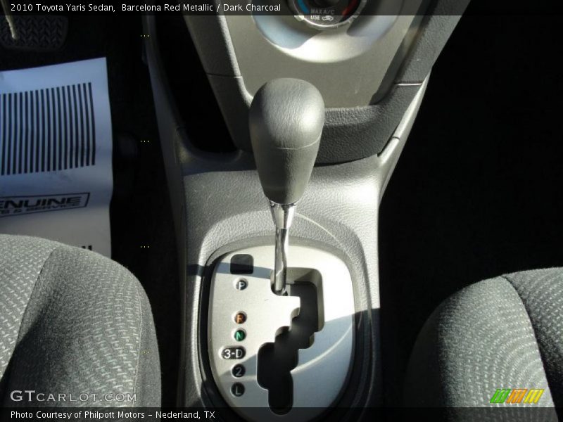 Barcelona Red Metallic / Dark Charcoal 2010 Toyota Yaris Sedan