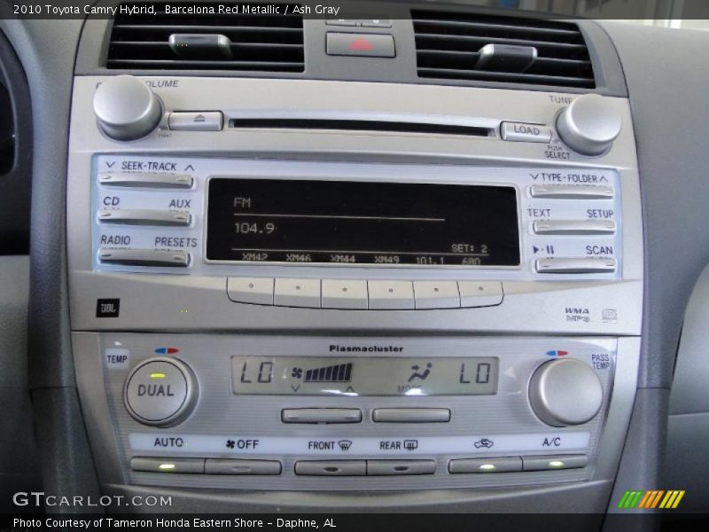 Barcelona Red Metallic / Ash Gray 2010 Toyota Camry Hybrid