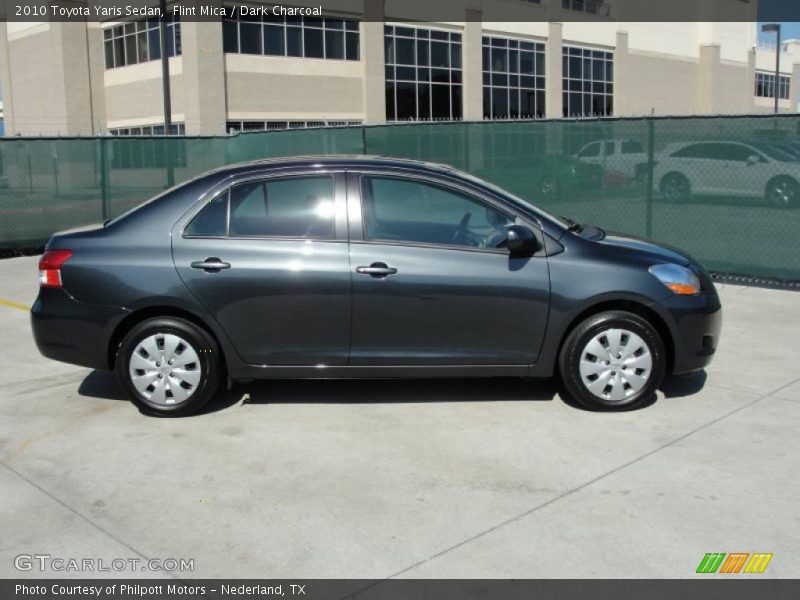 Flint Mica / Dark Charcoal 2010 Toyota Yaris Sedan