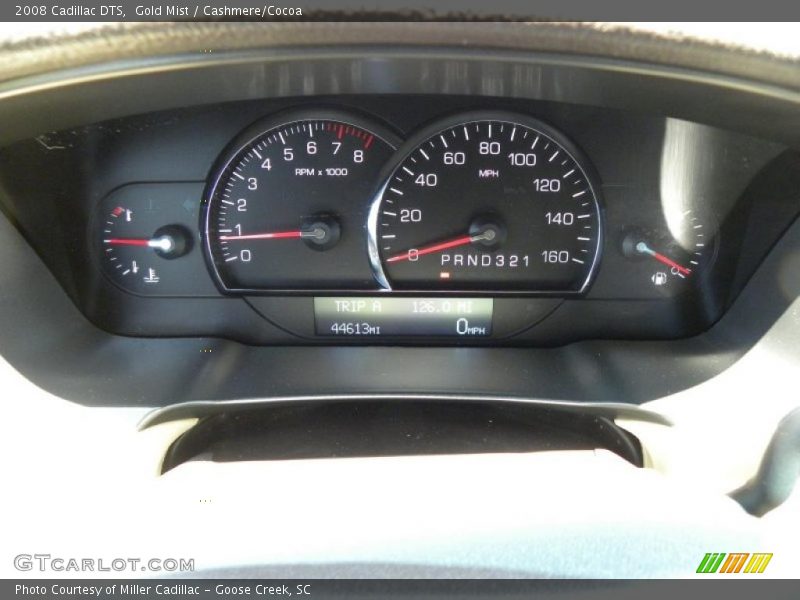 Gold Mist / Cashmere/Cocoa 2008 Cadillac DTS