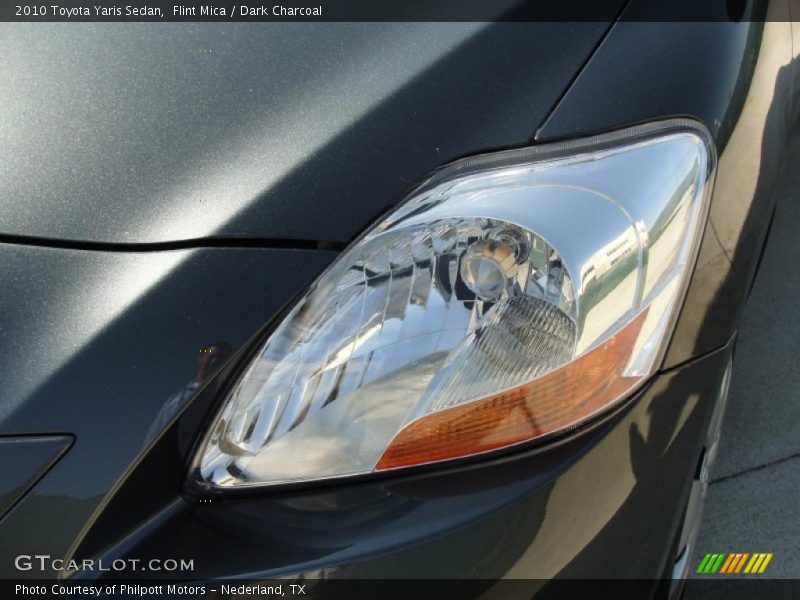 Flint Mica / Dark Charcoal 2010 Toyota Yaris Sedan