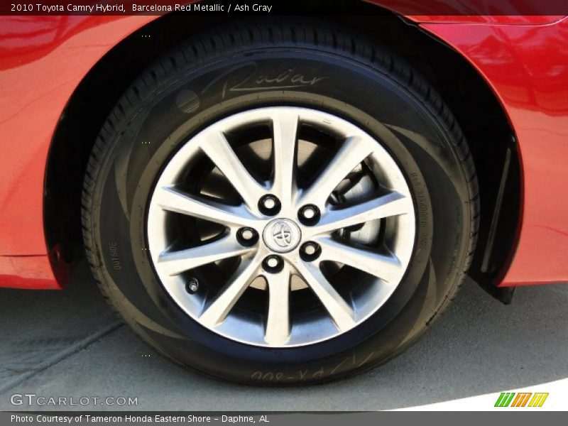 Barcelona Red Metallic / Ash Gray 2010 Toyota Camry Hybrid