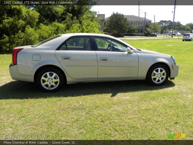 Gold Mist / Cashmere 2007 Cadillac CTS Sedan