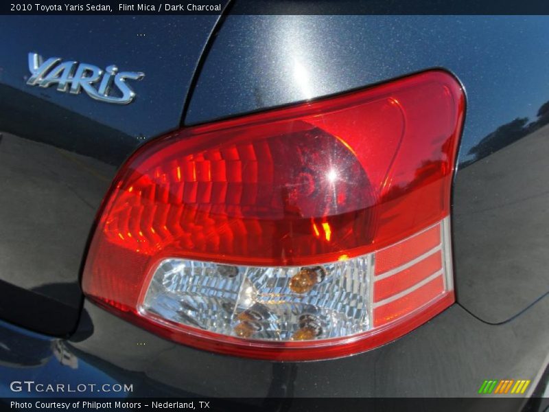 Flint Mica / Dark Charcoal 2010 Toyota Yaris Sedan