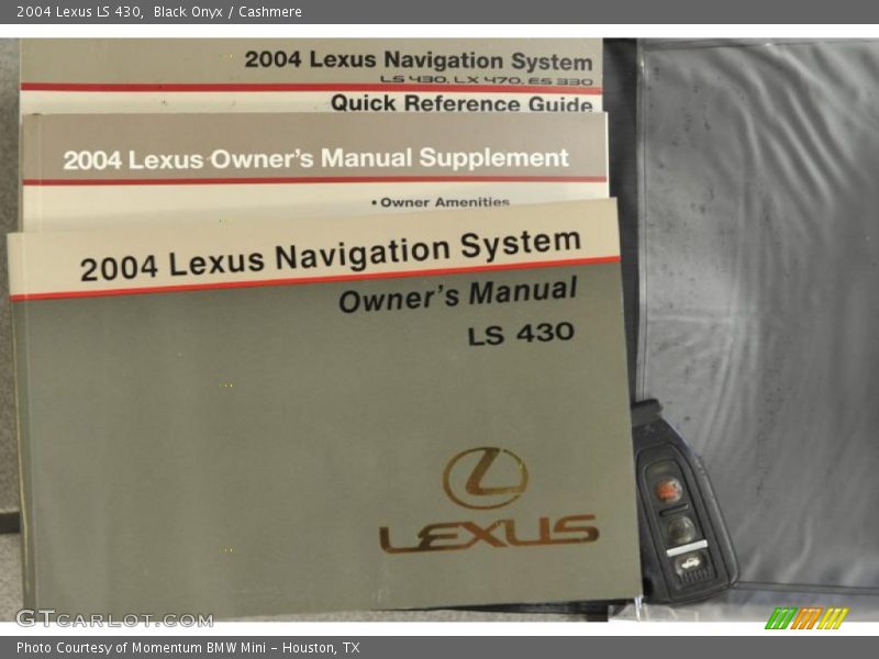 Black Onyx / Cashmere 2004 Lexus LS 430