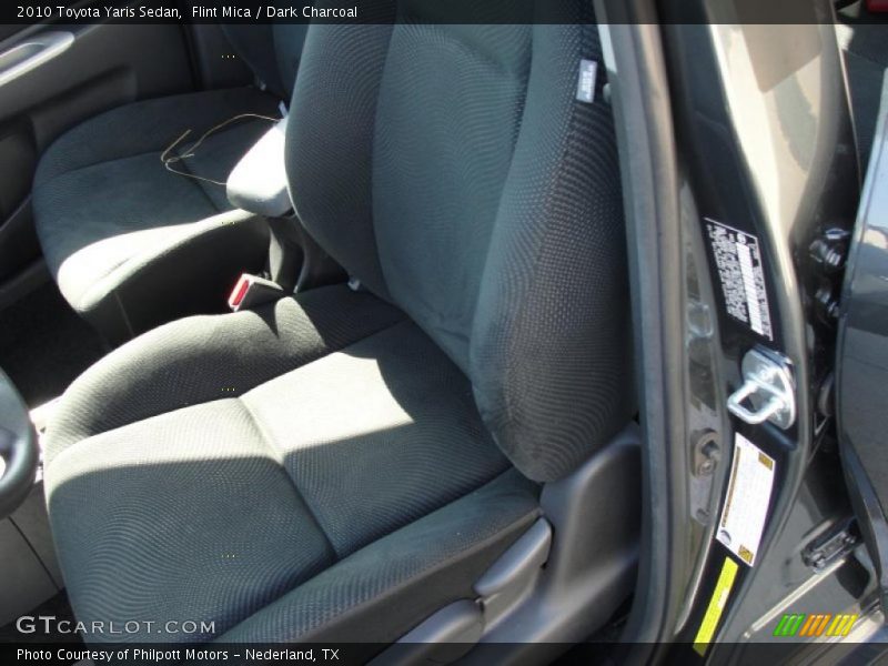 Flint Mica / Dark Charcoal 2010 Toyota Yaris Sedan