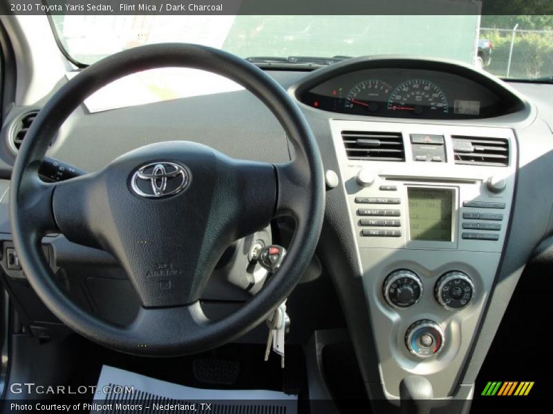 Flint Mica / Dark Charcoal 2010 Toyota Yaris Sedan