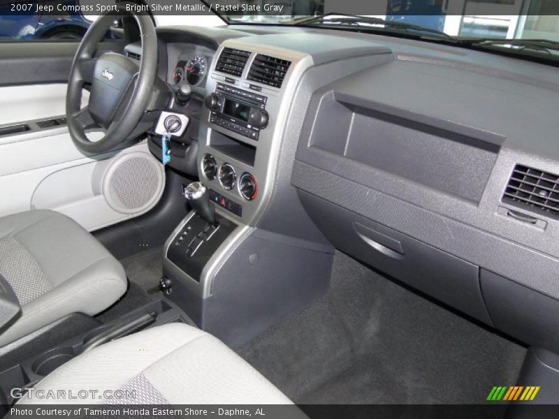 Bright Silver Metallic / Pastel Slate Gray 2007 Jeep Compass Sport