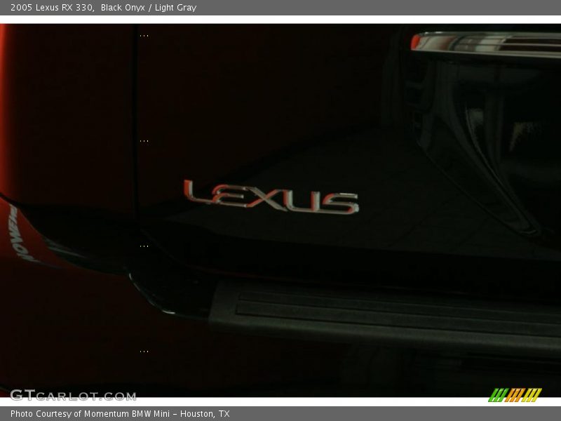 Black Onyx / Light Gray 2005 Lexus RX 330