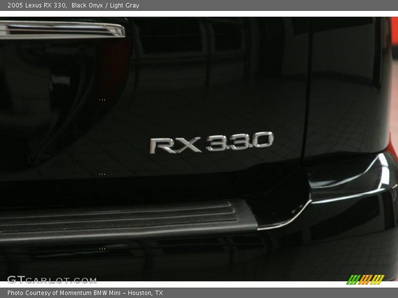 Black Onyx / Light Gray 2005 Lexus RX 330