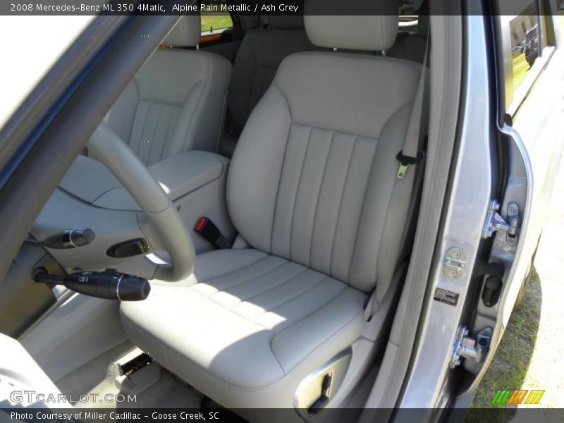 Alpine Rain Metallic / Ash Grey 2008 Mercedes-Benz ML 350 4Matic