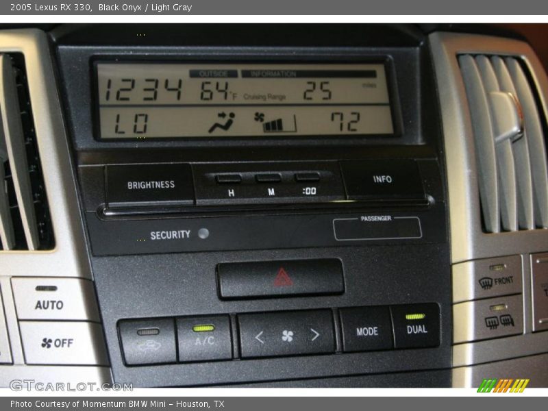 Black Onyx / Light Gray 2005 Lexus RX 330