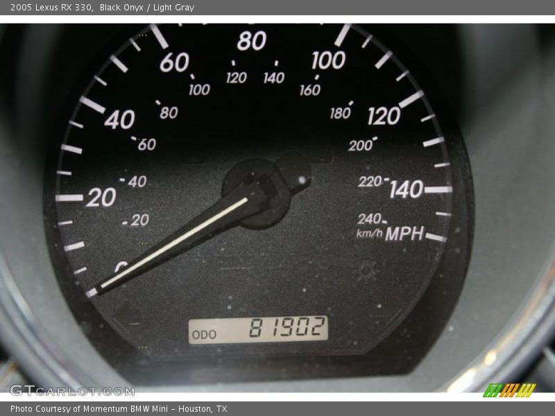 Black Onyx / Light Gray 2005 Lexus RX 330