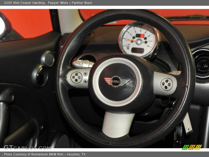 Pepper White / Panther Black 2005 Mini Cooper Hardtop