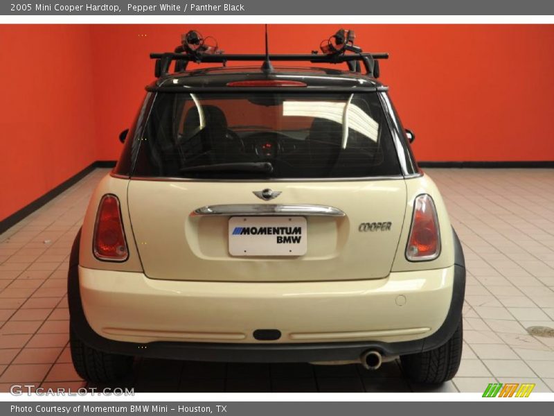 Pepper White / Panther Black 2005 Mini Cooper Hardtop