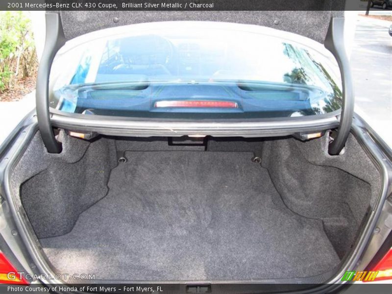 Brilliant Silver Metallic / Charcoal 2001 Mercedes-Benz CLK 430 Coupe