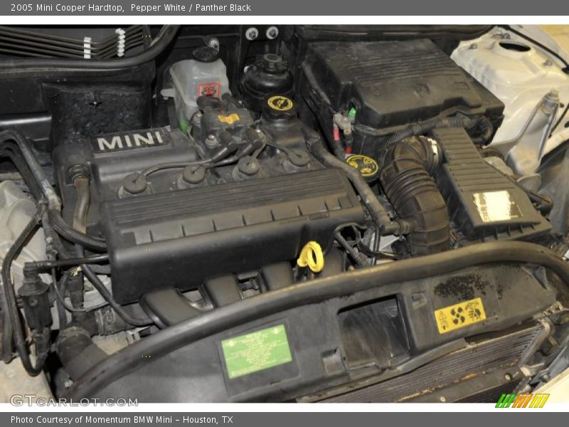Pepper White / Panther Black 2005 Mini Cooper Hardtop