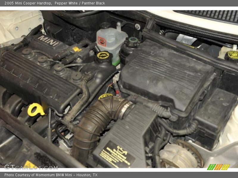 Pepper White / Panther Black 2005 Mini Cooper Hardtop