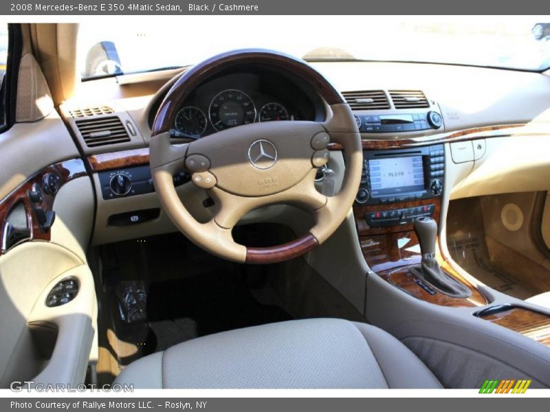 Black / Cashmere 2008 Mercedes-Benz E 350 4Matic Sedan
